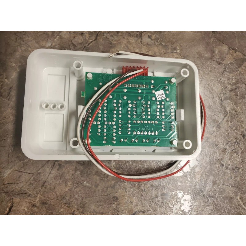 KIB 12 volt RV 1 Tank Monitor Panel White Waste