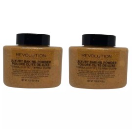 Revolution Beauty Limited Pack of 2 Makeup Revolution London Luxury Baking Powder, Terra Cotta