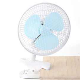 Moclever Clip On Fan plug in, Adjustable Tilt Auto Shaking Fan with 2 Speeds,Quiet Clamp Fan Wall Mount Personal Fan For Desk Office Home Baby Strollers Table Tops Treadmill Car, 3.9FT Cord