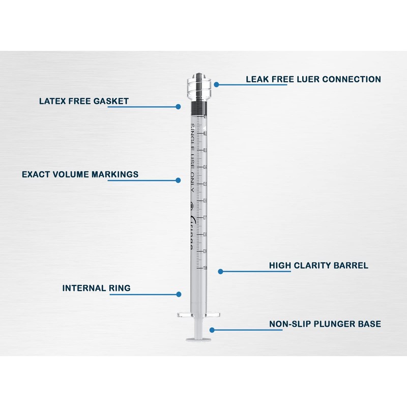 Ciringe 1 ml Lock Syringe - Pack of 100