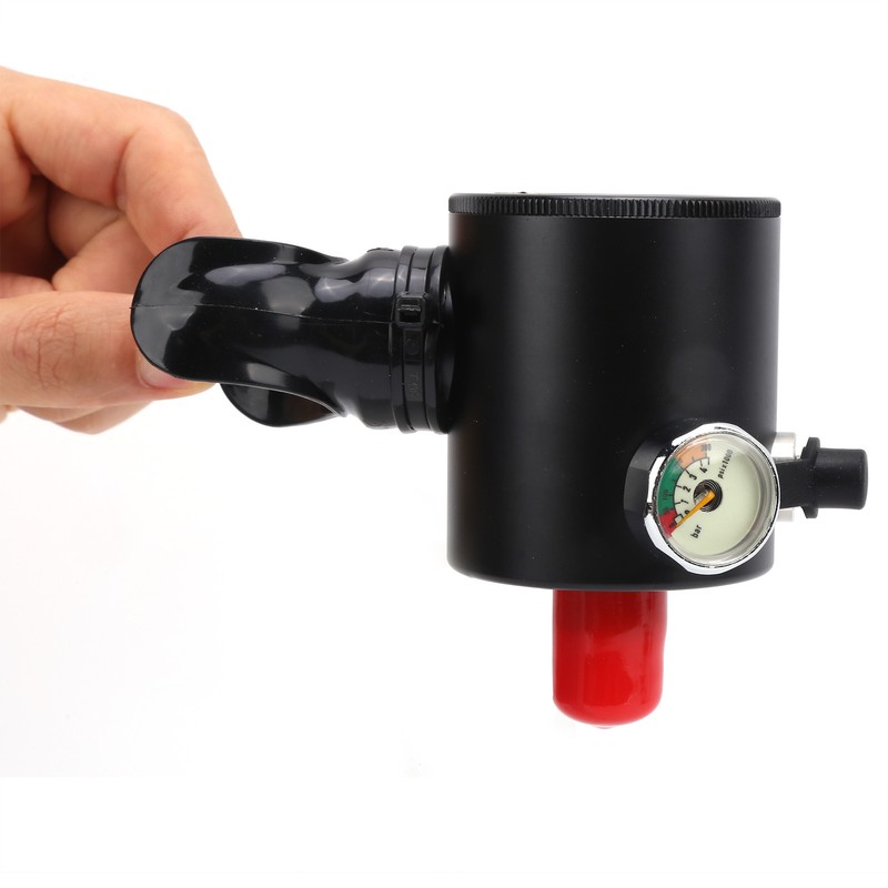 DIDEEP 0.5L Scuba Oxygen Cylinder Head Breather Valve Adapter for