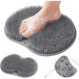 Cepillo de Silicona para Pies y Espalda con Ventosas (Gris) ZZZ-XJD