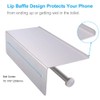 Double Toilet Paper Holder with Shelf Brushed Nickel, APLusee SUS