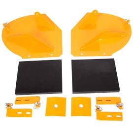 ECOTRIC Universal Snow Plow Pro-Wing Blade Extenders Extensions for PW22 Compatible with Meyer Western Boss Snowplow Blade Extenders
