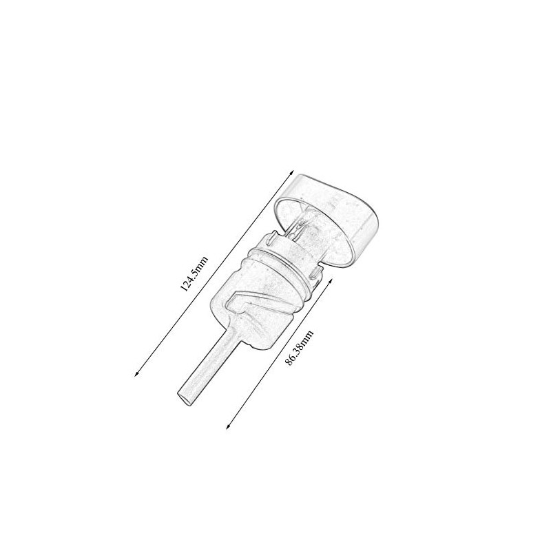 HDBUBALUS Motorcycle Oil Dipstick Tank Plug Filler Plug For Harley