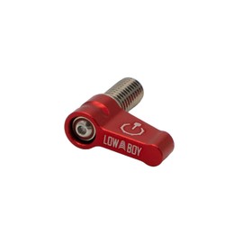 1/4" Power Switch by Low Boy - Bass Drum Beater Quick Release Thumb Screw. Fits DW/Axis/Drumnetics/Volta pedals (Red, 2-Pack)