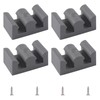 INCREWAY 4PCS Framed Sliding Silicone Door Bumpers Suitable for All