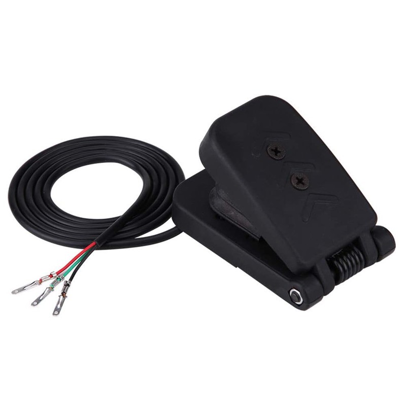 Variable Speed Pedal Electric Throttle Pedal Foot Switch Accessory,Black Plastic