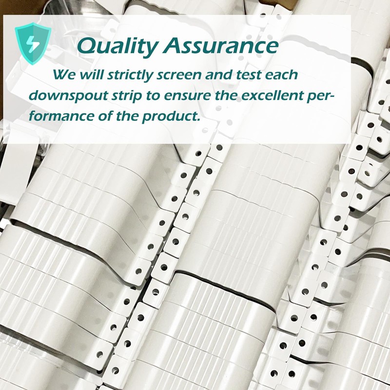 VYH Downspout Adapter Gutter Downspout Strap 2x3 Leader Strap 2x3