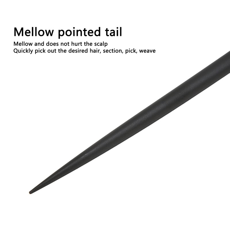 Hair Dye Highlighting Comb, Home Salon Weaving Sectioning Tail Comb