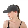 Hadwii Baseball Cap Women's Mesh Ponytail Baseball Hat Breathable Sun