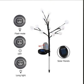 EpicGadget Solar Snowball Dandelion Light, Colorful Stainless Steel Solar Path Stake Lights for Outdoor Landscape Lighting, for Lawn, Patio, Yard, Walkway, Driveway, Pathway and Garden (4 Pack)