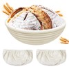 Traxenta Proofing Basket for Bread, Proofing Basket, Round, 22 cm,