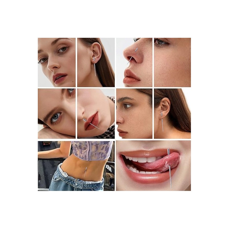 Lyuxzadss Piercing Taper Mixed 4Pcs Piercing Changing Tools 16G 18G