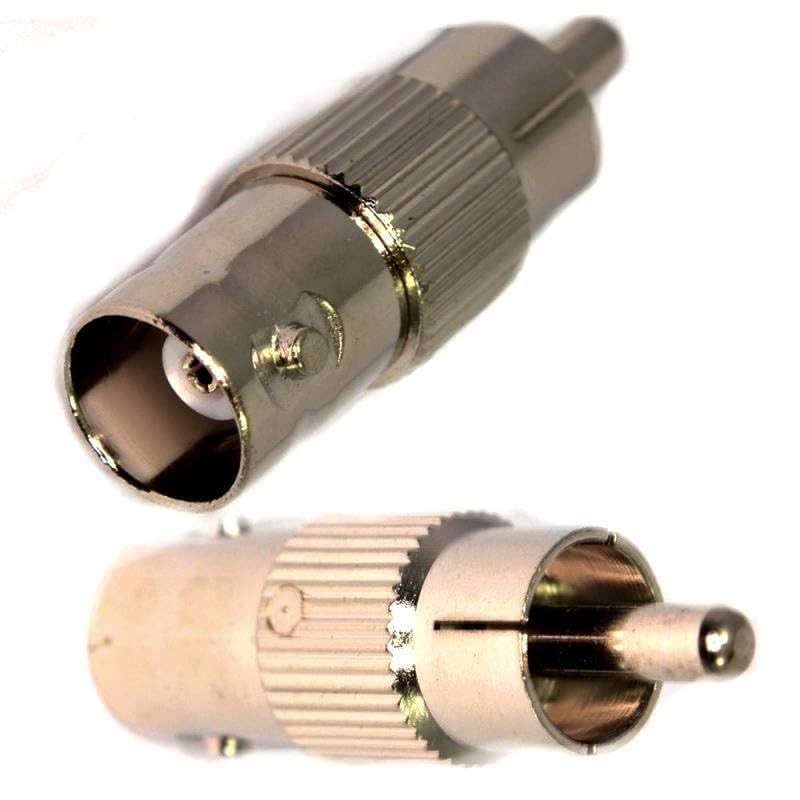 DRUT 1pcs BNC to RCA Phono Male Female Connector Plug