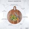 Hosley 19.25 Inch Extra Large Acacia Wood Cutting Board –