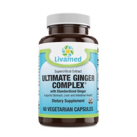 Livamed - Ultimate Ginger Complex® with Standardized Ginger Veg Caps 60 Count
