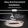pcningled COB Cuttable LED Strip 2M (6.6ft) IP67 Waterproof AC10W