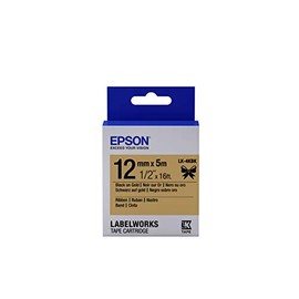 EPSON Ribbon LK-4KBK Satin Gold/Black