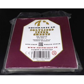 docsmagic.de 100 Polylined Paper Inner Sleeves for 7 Inch 45 rpm Vinyl Records White - Record Sleeves White