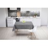 Ideal Textiles Texture Fabric Look PVC Tablecloth, Easy Clean Table