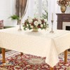 Smiry Rectangle Table Cloth, Waterproof Heavy Duty Vinyl Tablecloths, Wipeable