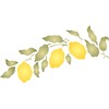 Lemon Branch Stencil 32x16.5cm Reusable Fruit Vegetable Kitchen Wall Stencil
