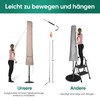 Sekey Parasol Protective Cover with Pole, for Diameter 350 cm