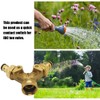 Y Distributor 3/4 Inch Brass Water Distributor, 2-Way Water Connection