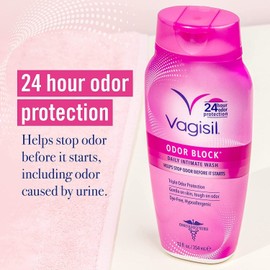 Vagisil Odor Block Daily Intimate Vaginal Wash 12 oz (Pack of 2)