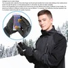 One Pair Heated Gloves Unisex Black XL 3 Gears Temperature