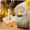 Beavorty 6pcs Moxa Stick Stainless Steel Moxa Stick Holder Easy