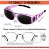 KANASTAL Wrap Around Sunglasses Men Women, Unisex Over Glasses Sunglasses