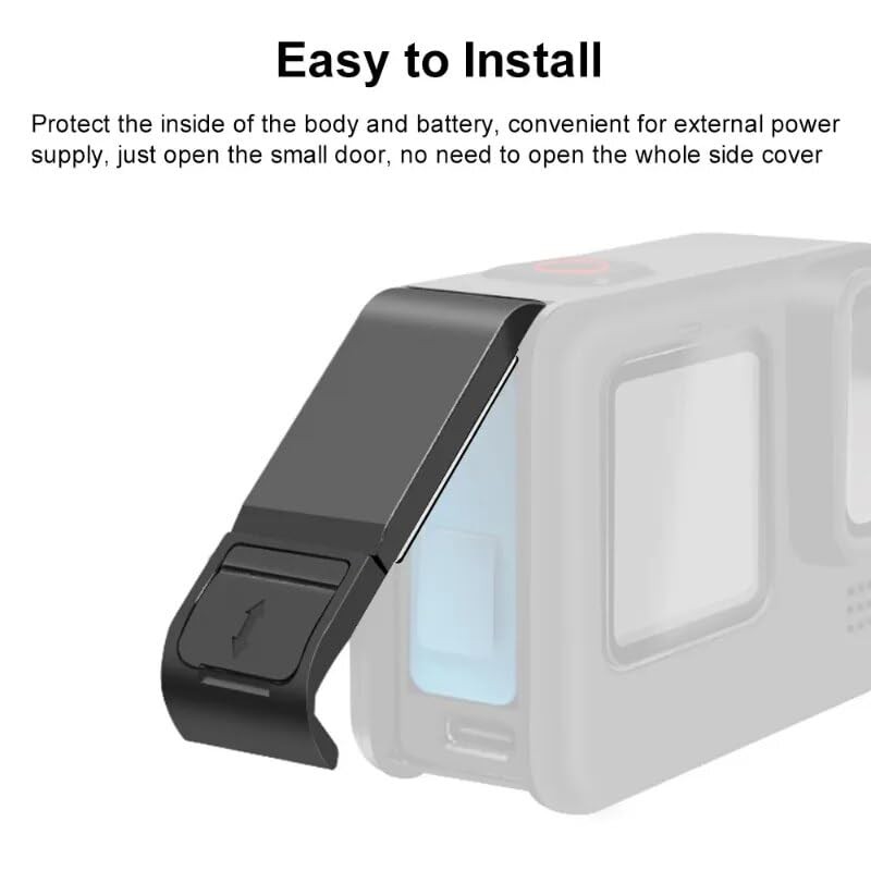 Flip Battery Side Cover for GoPro Hero 11 10 9
