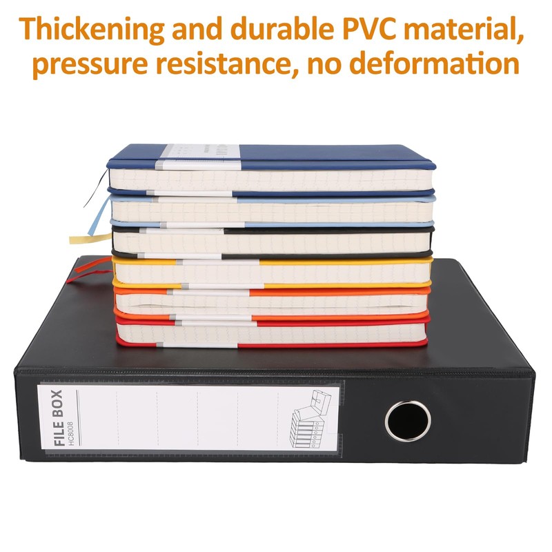 HUA JIE A4 Storage File Boxes Plastic Archives Cases with