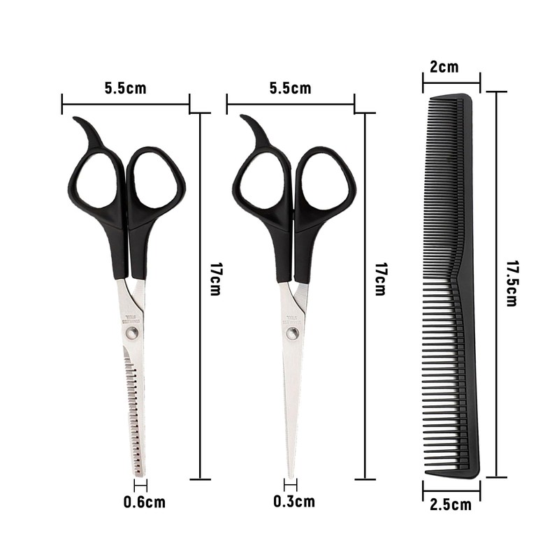 Hairdressing Scissors Set Professional Hairdressing Scissors Comb Flat Scissors Sharp