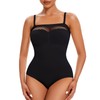 ciksob - Body moldeador sin tirantes para mujer, sin costuras,
