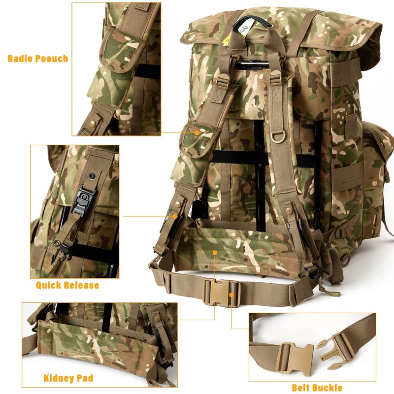 MT Military Alice Pack Army Survival Combat ALICE Rucksack Backpack