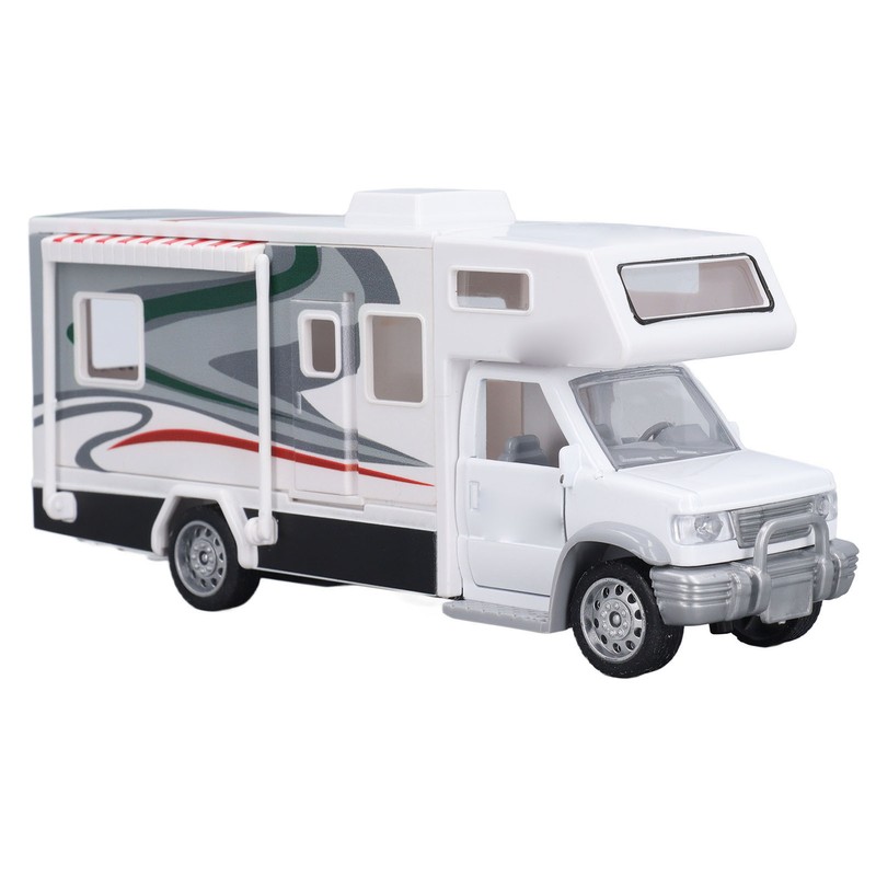 1/32 Kids RV Toy Sound Light Opening Doors Simulation Educational