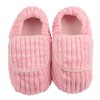 Magic Bag Spa Collection Heatable Slippers Pink Plush, Medium-Large