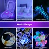 Consciot 2 Pack UV Flashlight Black Light, 12 LED 395nm