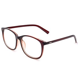 Jcerki Oversize Frame Nearsighted Glasses-0.50 Strength Short Sighted Men and women lightweight Myopia Spectacles