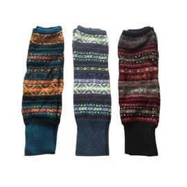 Lucky staryuan ® Women Set of 3 Thicker Wool Knit Leg Warmer (random color)
