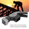 10oz Bend Angle Double Fork Carpenter Claw Hammer Head for