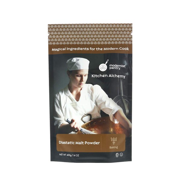 Diastatic Barley Malt Powder ☮ Vegan ✡ OU Kosher Certified - 400g/14oz