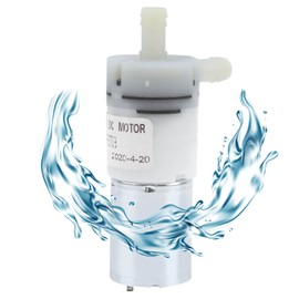 Mini DC Micro Pump, Food Grade Stainless Steel Fresh Water Transfer Pump for Household, 12V Universal Quick Pumping Motor Pump for Coffee Machine Water Dispenser