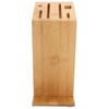 Bamboo Knife Holder Inclined Kitchen Knife Holder Multifunctional Bamboo Rack