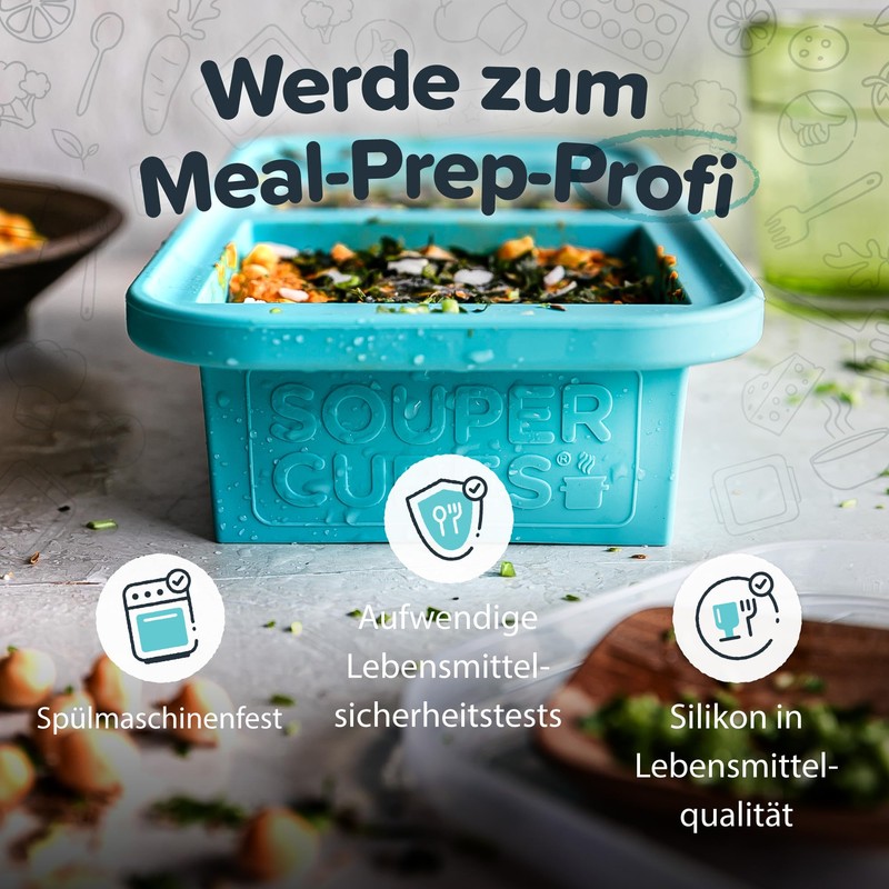 Souper Cubes Silicone Freezer Molds Gift Set with 2 Tbsp,