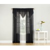 No. 918 Erica Crushed Texture Sheer Voile Rod Pocket Curtain