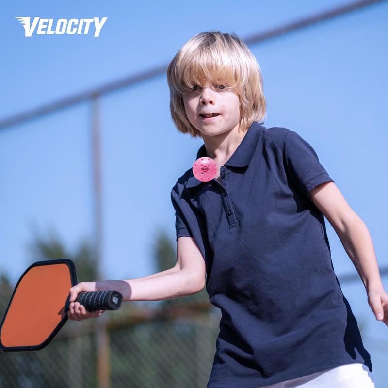 Velocity Pickleball Yellow, Green, Pink 12 Pack